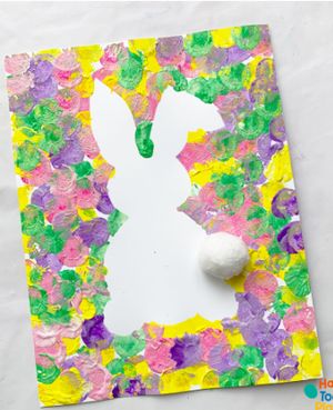 Pom Pom Painting For